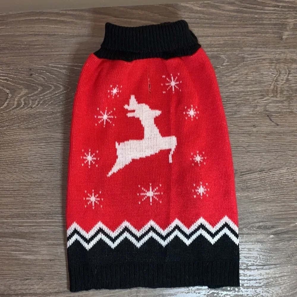Retro Style Dog Christmas Sweater